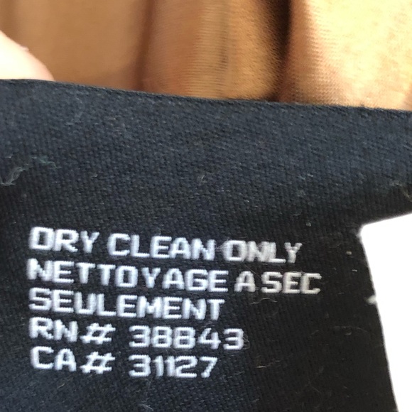 DKNY s4 camel wool bld-lined topcoat Subtle check pattern in Lt pink Beautiful! - Picture 5 of 6